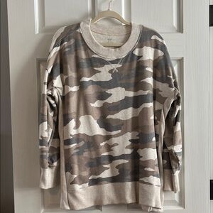 Camouflage Aerie Crewneck Sweater